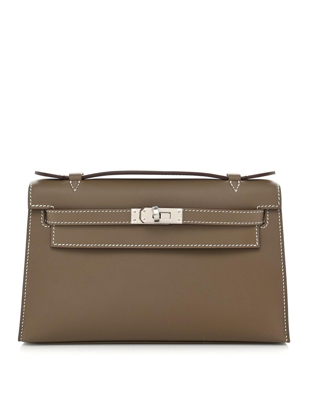 Hermes Swift Kelly Pochette Clutch #344875H23B